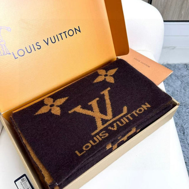 LV SCARF 180 CM IN CASHMERE 700779