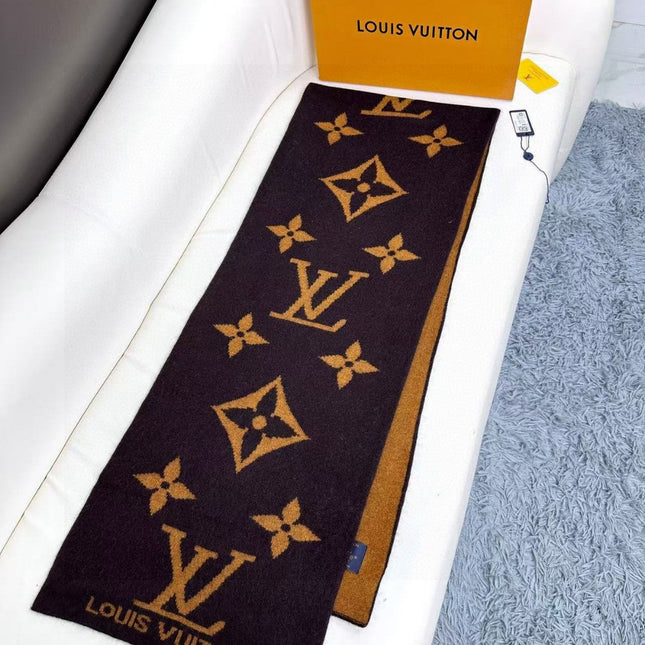 LV SCARF 180 CM IN CASHMERE 700779