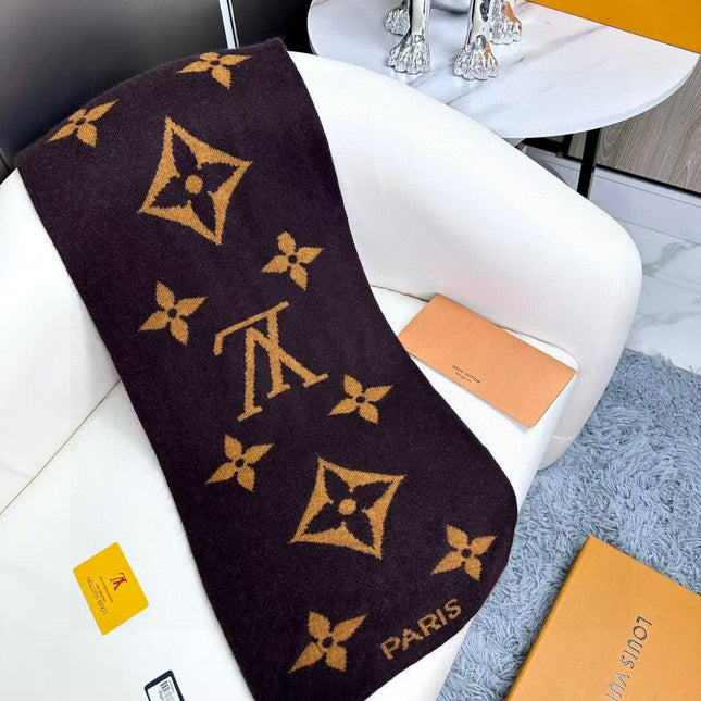 LV SCARF 180 CM IN CASHMERE 700779