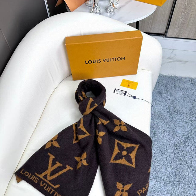 LV SCARF 180 CM IN CASHMERE 700779
