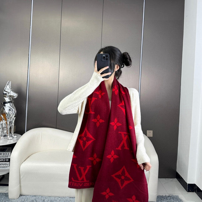 LV SCARF 180 CM IN CASHMERE 700780