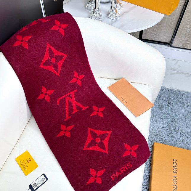 LV SCARF 180 CM IN CASHMERE 700780
