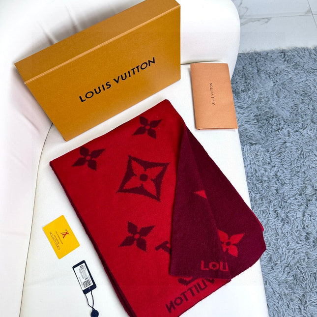 LV SCARF 180 CM IN CASHMERE 700780