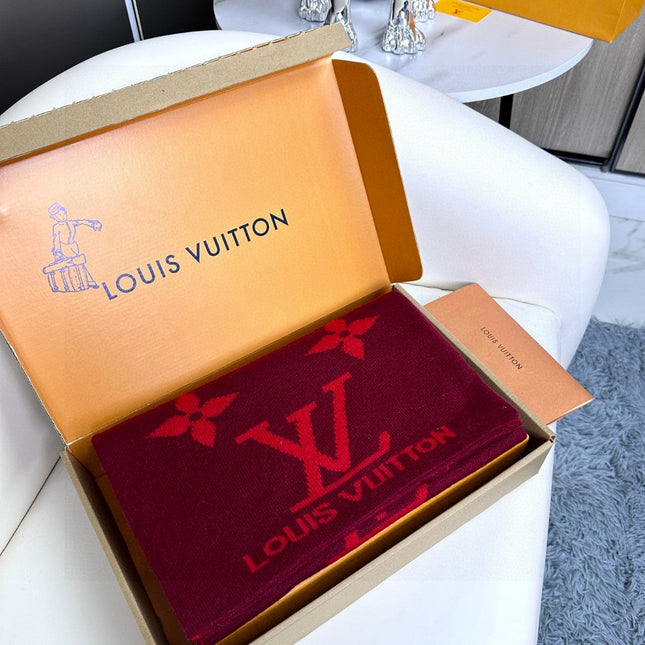 LV SCARF 180 CM IN CASHMERE 700780