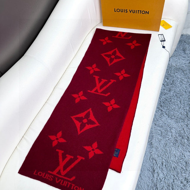 LV SCARF 180 CM IN CASHMERE 700780