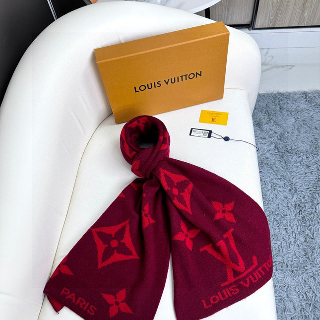 LV SCARF 180 CM IN CASHMERE 700780