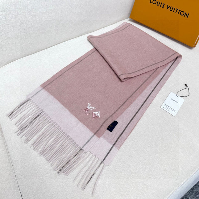 LV SCARF 180 CM IN CASHMERE 700795