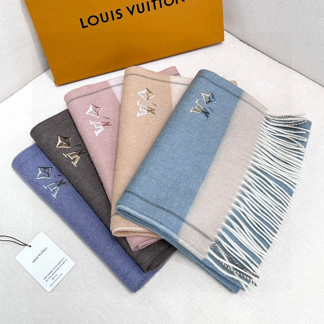 LV SCARF 180 CM IN CASHMERE 700798