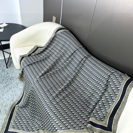 DIOR SCARF 140 CM IN SILK-WOOL BLEND 702040