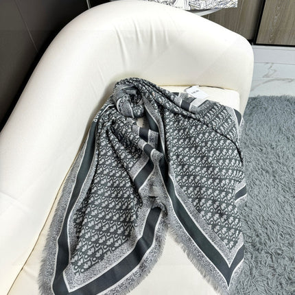 DIOR SCARF 140 CM IN SILK-WOOL BLEND 702041