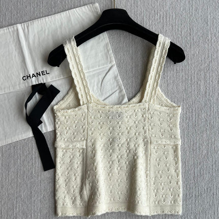 Chanel 25P Camisole Beige Cashmere 220192