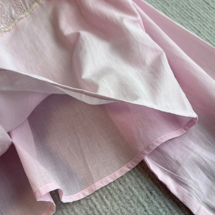 PRADA PINK CROPPED BUTTON-UP SHIRT