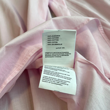 PRADA PINK EMBROIDERED LONG SHIRT