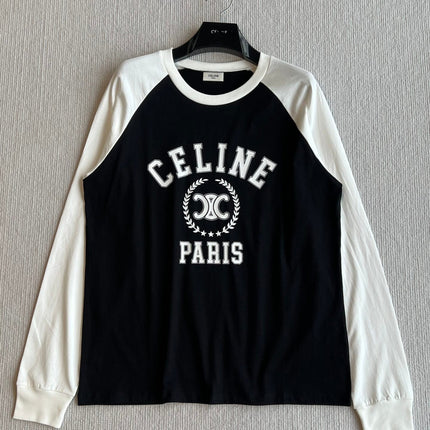 CELINE LONG SLEEVE PRINTED T-SHIRT 275643