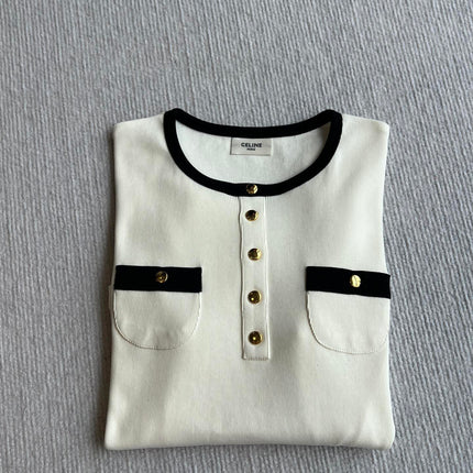 CELINE COLORBLOCK SHORT-SLEEVE T-SHIRT 269735