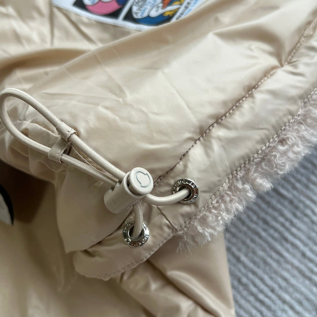 MONCLER 25S DOWN VEST IN LIGHT PINK 044