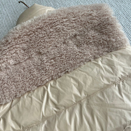MONCLER 25S DOWN VEST IN LIGHT PINK 044