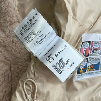 MONCLER 25S DOWN VEST IN LIGHT PINK 044