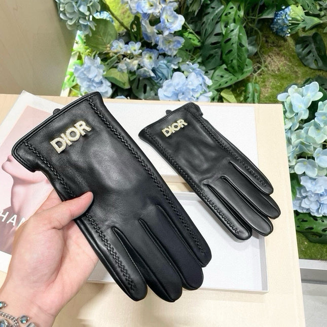 TOUCHSCREEN GLOVES IN BLACK LAMBSKIN 465066