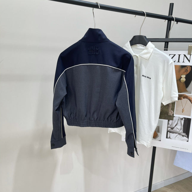MIUMIU STAND-COLLAR JACKET 275991