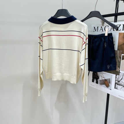 CELINE LONG-SLEEVE POLO SWEATER 275968