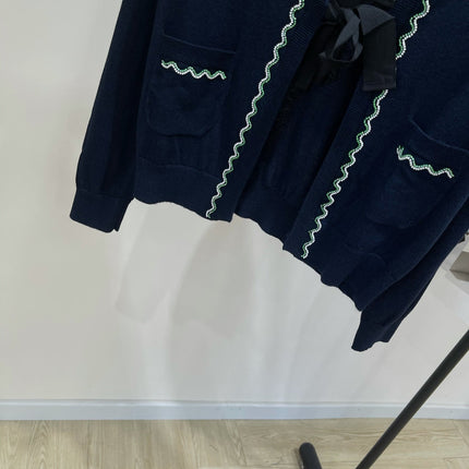 VALENTINO FLORAL LACE CARDIGAN 273154