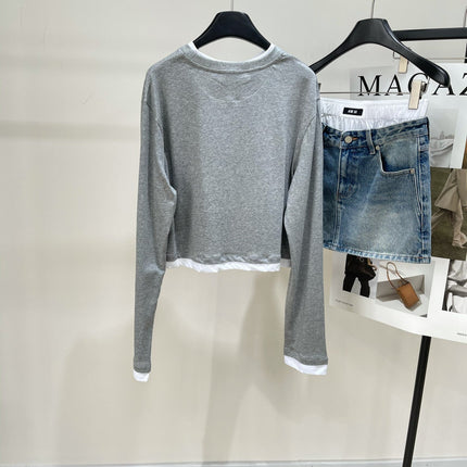 PRADA TWO-PIECE LONG SLEEVE T-SHIRT 273175