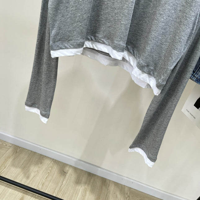 PRADA TWO-PIECE LONG SLEEVE T-SHIRT 273175