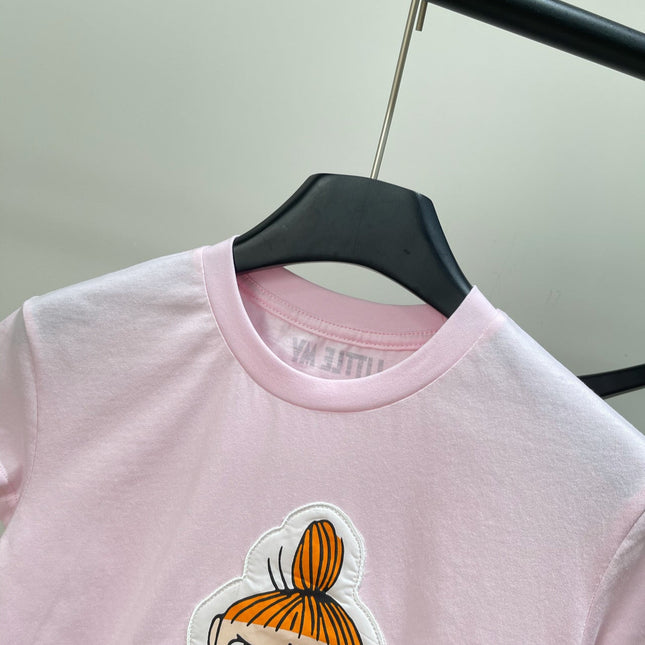 ACNE STUDIOS SHORT-SLEEVE T-SHIRT WITH CARTOON PRINT 276020