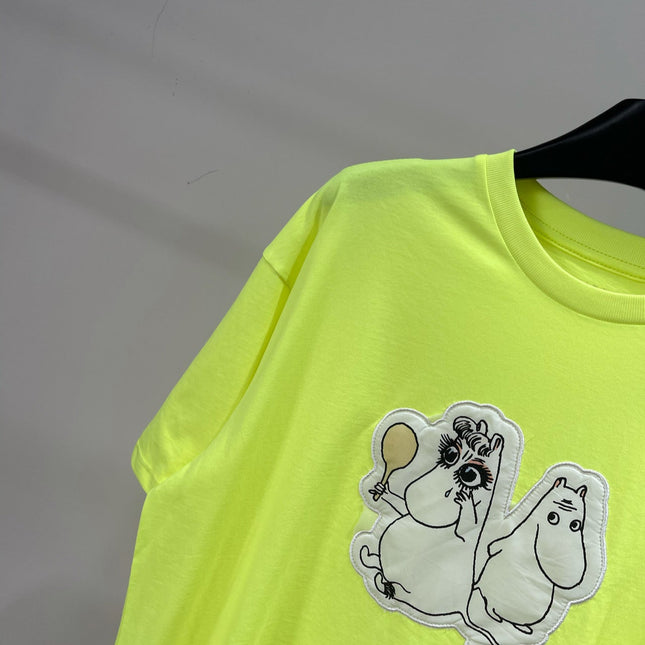 ACNE STUDIOS SHORT-SLEEVE T-SHIRT WITH HIPPO PRINT 276025