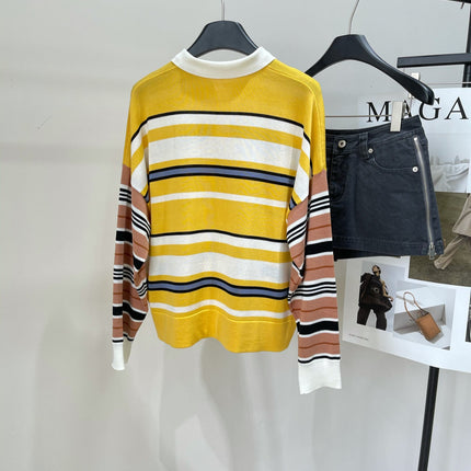 CELINE LONG-SLEEVE POLO SWEATER 275977