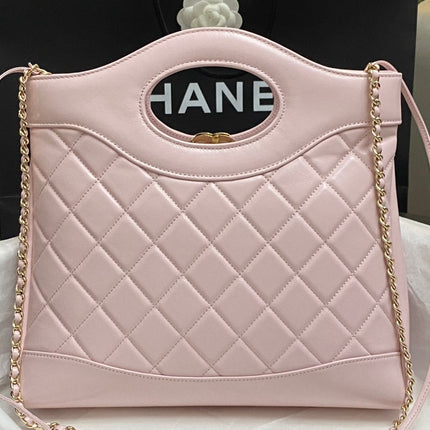 CC SMALL 30 SHOPPING BAG IN LIGHT PINK CALFSKIN