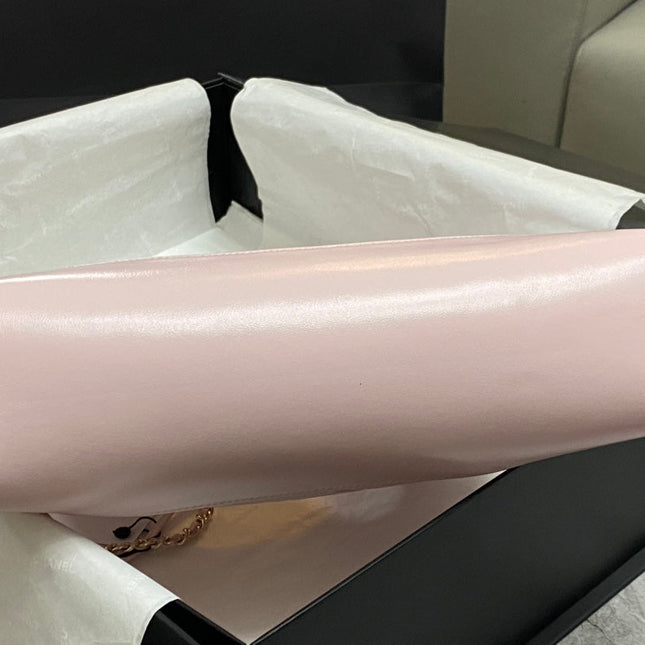 CC SMALL 30 SHOPPING BAG IN LIGHT PINK CALFSKIN