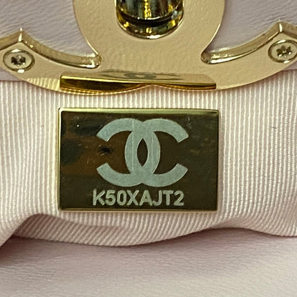 CC SMALL 30 SHOPPING BAG IN LIGHT PINK CALFSKIN