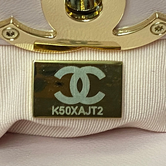 CC SMALL 30 SHOPPING BAG IN LIGHT PINK CALFSKIN