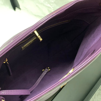 CC SMALL 30 SHOPPING BAG IN VIOLET PURPLE CALFSKIN