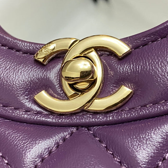 CC MINI 23 SHOPPING BAG IN VIOLET PURPLE CALFSKIN