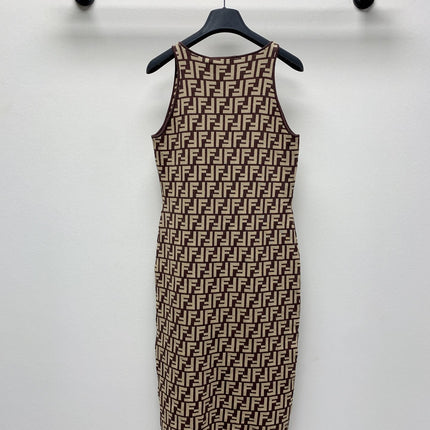 Fendi 25C Jacquard Midi Dress 228194