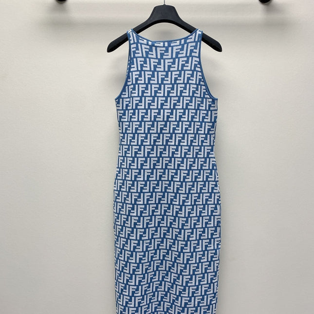 Fendi 25C Jacquard Midi Dress 228194