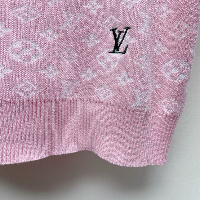 LV CREW NECK KNIT SWEATER 228112