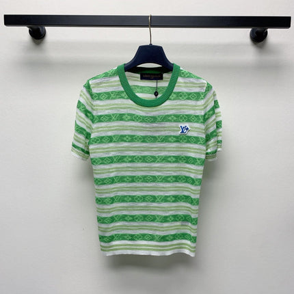 LV STRIPED CREW NECK T-SHIRT 268098