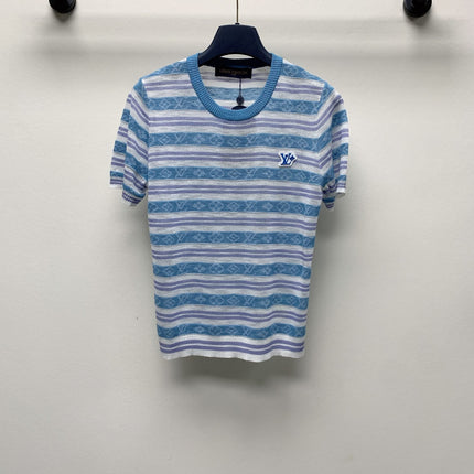 LV STRIPED CREW NECK T-SHIRT 268099