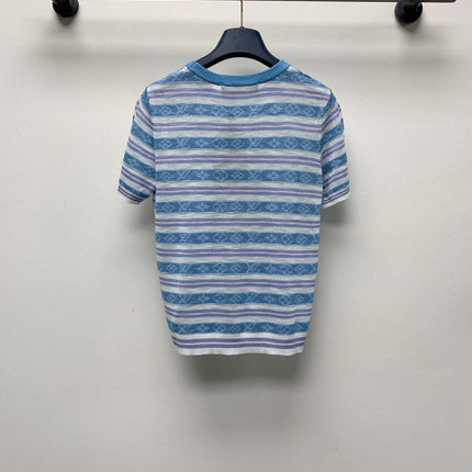 LV STRIPED CREW NECK T-SHIRT 268099
