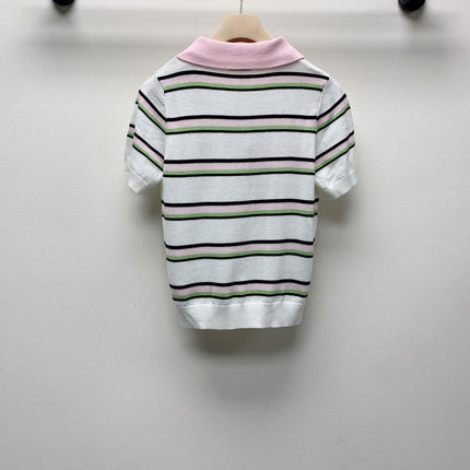 MIUMIU KNIT POLO SHIRT 268104