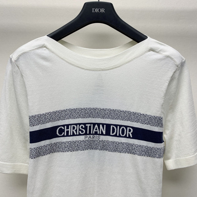 DIOR CREW NECK KNIT SWEATER 268137