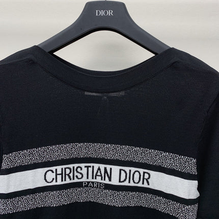 DIOR CREW NECK KNIT SWEATER 268138