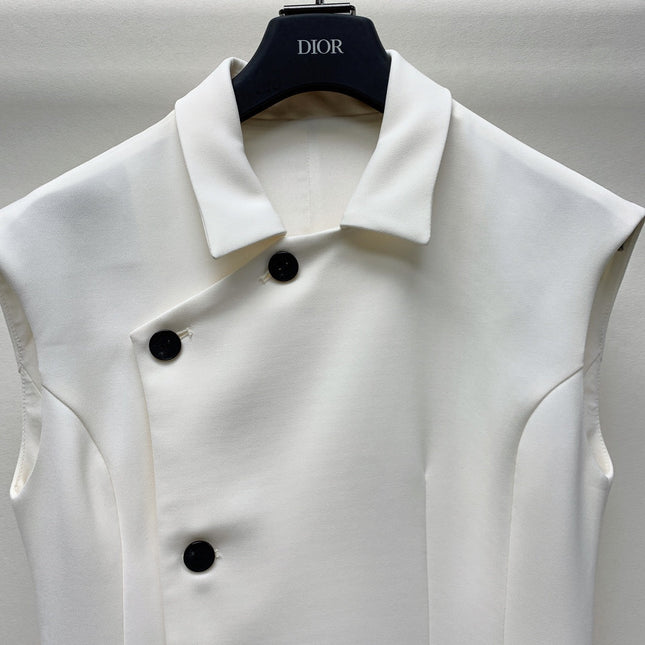 DIOR SLEEVELESS LONG POLO DRESS 275159