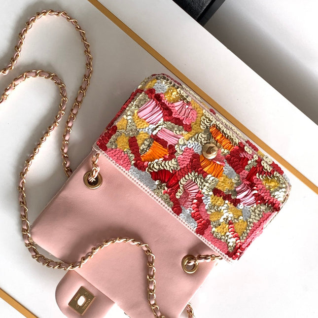 CC 20 STUNNING LIMITED EDITION BEADED COLORFUL BAG