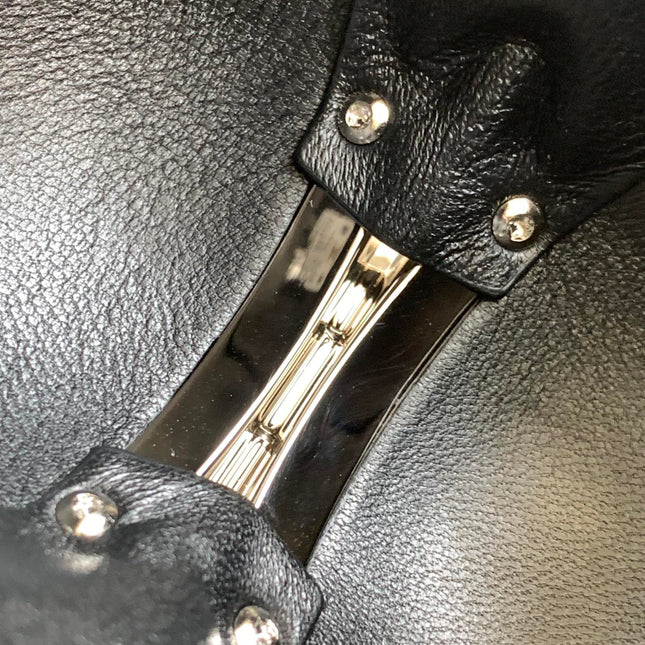 EVENING BAG 9 GOLD SILVER RUTHENIUM METAL WITH CRYSTAL