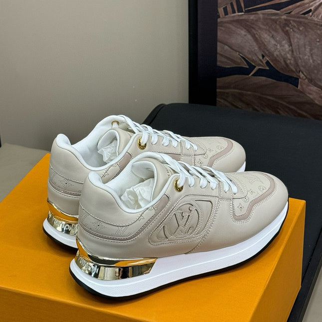 LV NEO RUN AWAY SNEAKER IN KHAKI TAN CALFSKIN